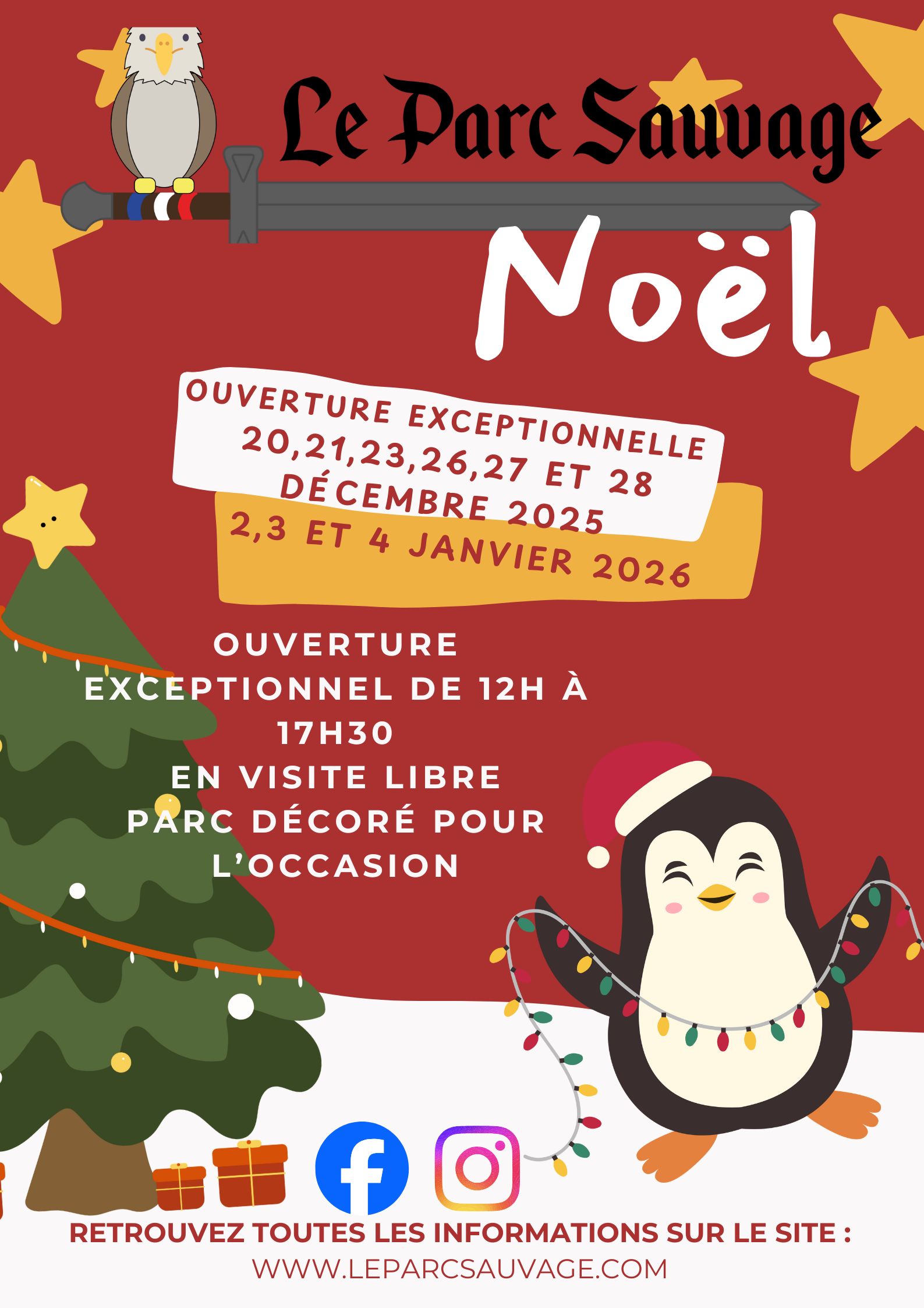 Lire la suite à propos de l’article Noel 2025 ouverture